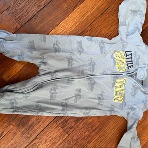 Carter's Blue 'Little Brother' Footie